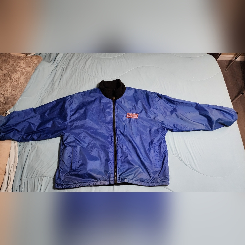 NY Giants reversible fleece jacket